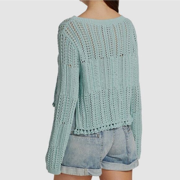 Jonathan Simkhai Amberly Chunky Cropped Pullover Sweater - Picture 3 of 13